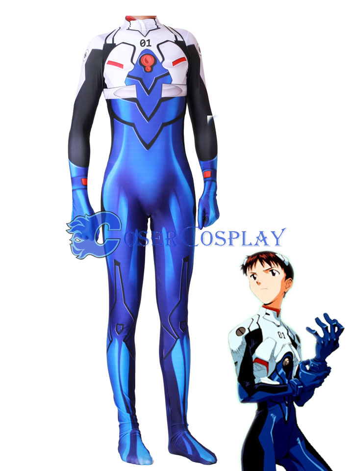 NEON GENESIS EVANGELION EVA Ikari Shinji Cosplay Costume